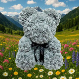 Ours en Fleur Gris