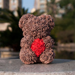 ourson en rose fleuriste