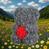 Ourson en Rose Gris