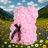 Ours En Rose Synthetique