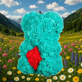Ours En Fleur Bleu